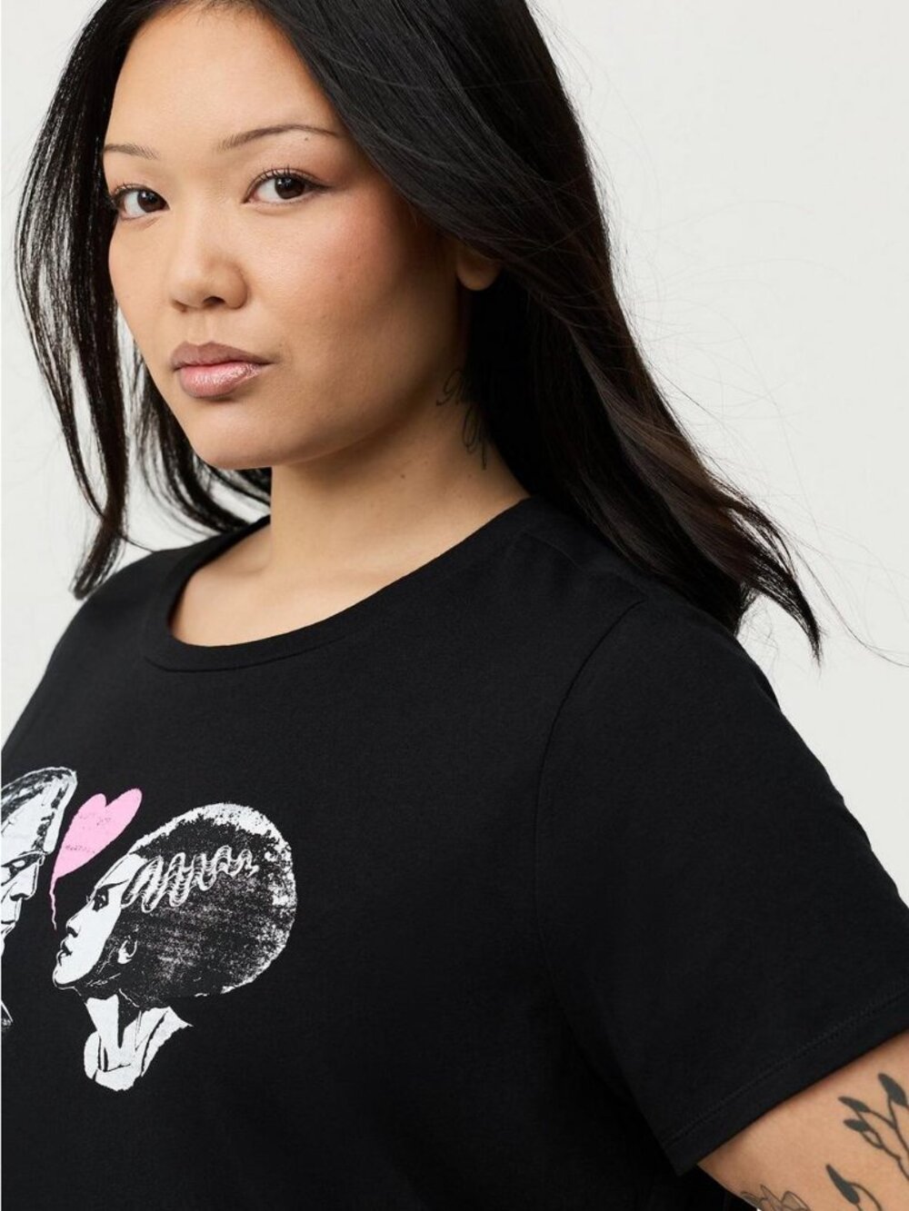 Bride hearts Frankenstein Universal monsters sleepy T-shirt sz 3x - Picture 3 of 3